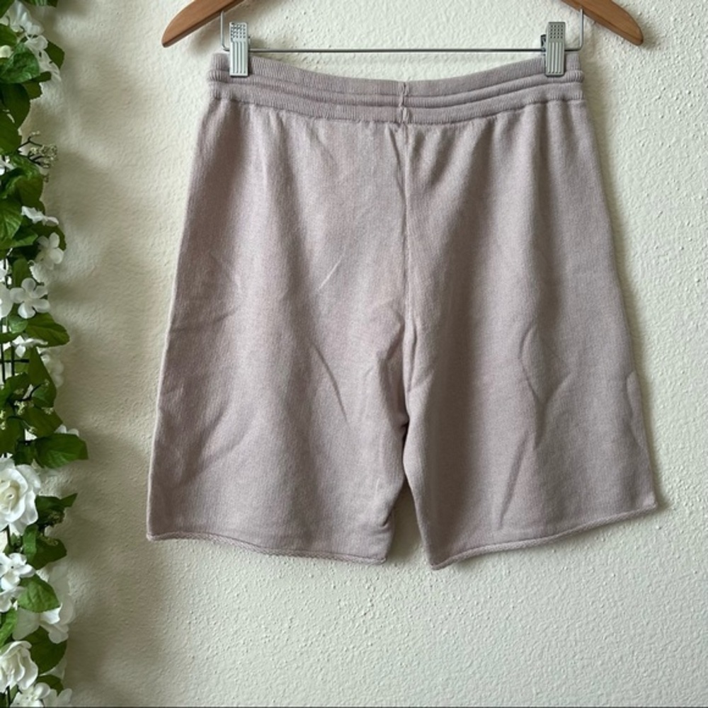 Nakedcashmere Tan Organic Cotton Cashmere Bermuda Hailey Shorts — image 5 of 8